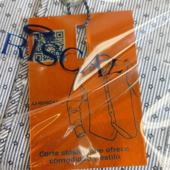 MARISCAL AMERICANO MEN'S DRESS SHIRT SIZE 16 1/2-34 42cm new in package w/ tags - Picture 4 of 8